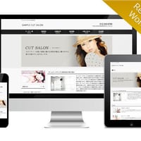 レスポンシブWordPressテーマ No.205［美容室グレー］