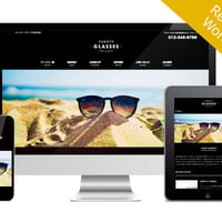 レスポンシブWordPressテーマ No.253［ミニマル黒］