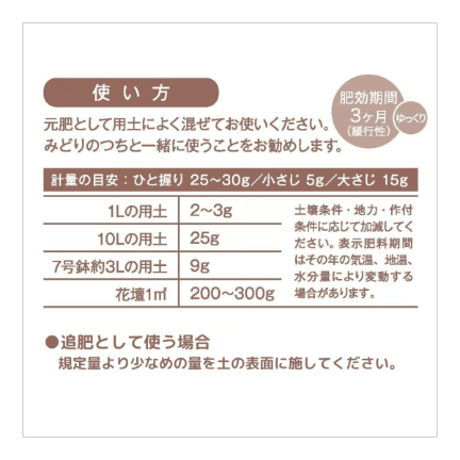 みどりのつち・みどりの肥料セット
