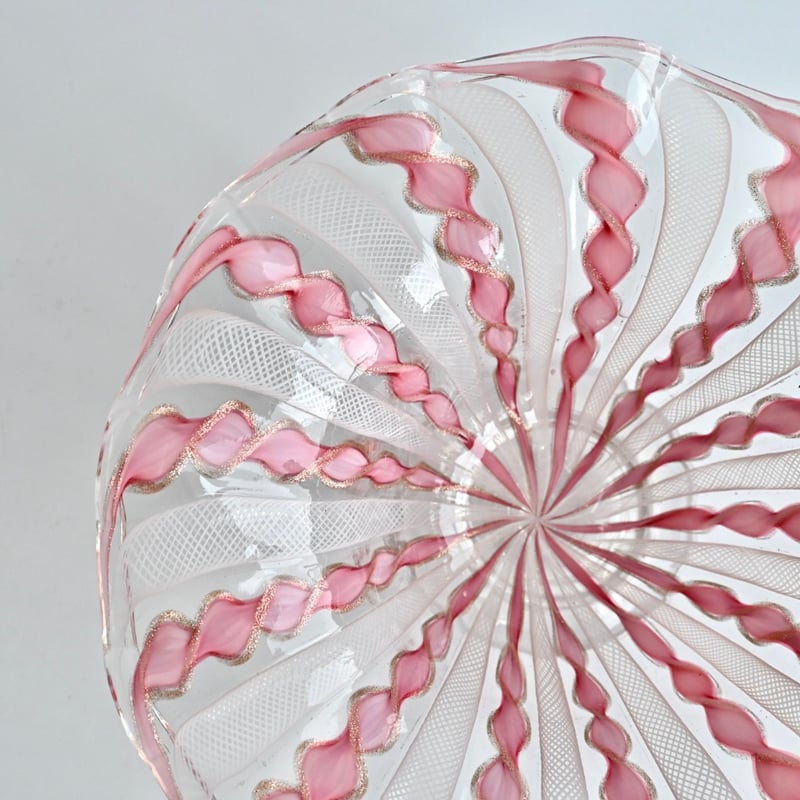 ステンドグラス　テイフアーニ　テイフアーニ風　アンティーク　ピンク ステンドグラス テイフアーニ テイフアーニ風 アンティーク ピンク