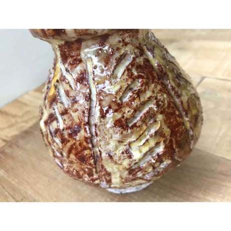 70s Belgian hand made pottery