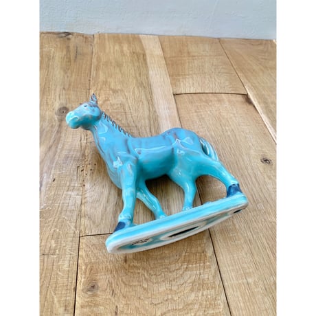 blue horse