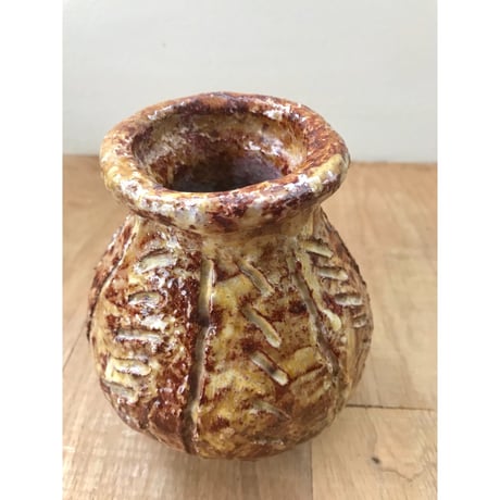 70s Belgian hand made pottery