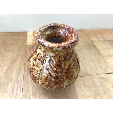 70s Belgian hand made pottery