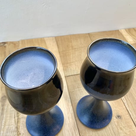 blue goblet