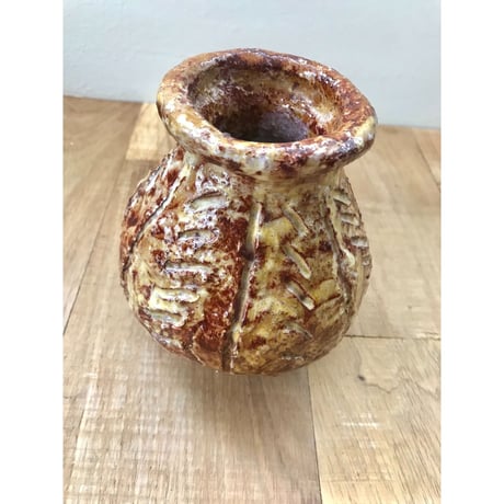 70s Belgian hand made pottery