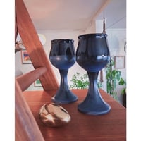blue goblet