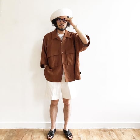 MOTOKI TANAKA "open collared shirt"