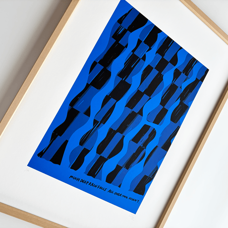 PRINT ART 【Much Deep Rain】