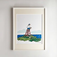 SILKSCREEN ART 【On a quiet place】