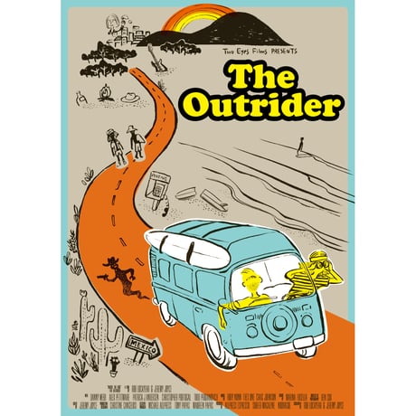SILKSCREEN ART【The Outrider Movie poster】