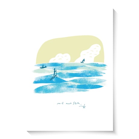 アートカード【Me and Sea】