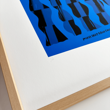 PRINT ART 【Much Deep Rain】