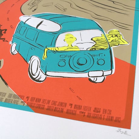 SILKSCREEN ART【The Outrider Movie poster】