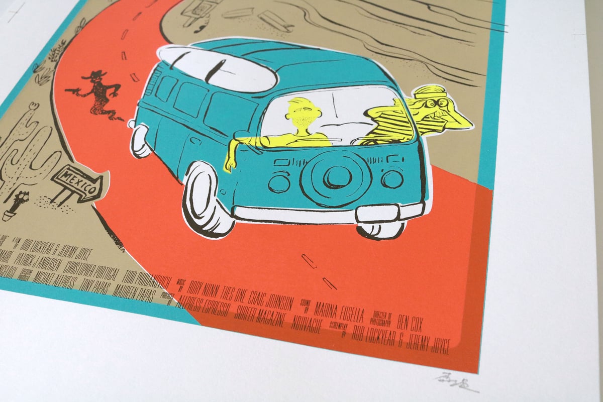 SILKSCREEN ART【The Outrider Movie poster】 | MOR