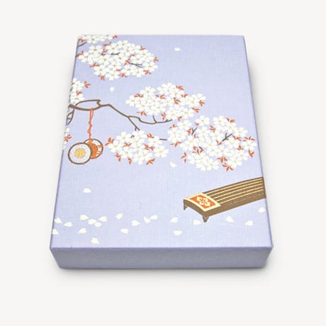 オリジナル文箱　胡琴と桜