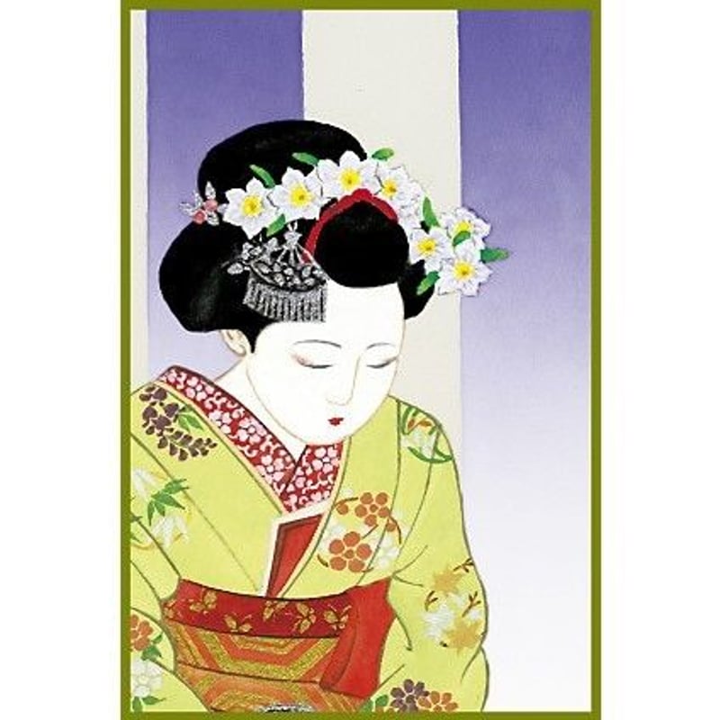 舞妓ページ 京舞妓 かんざし暦」絵葉書 12枚セット | GALLERY&SHOP唐船屋