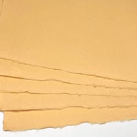オリジナルカラー手漉和紙   50枚入（山吹色）