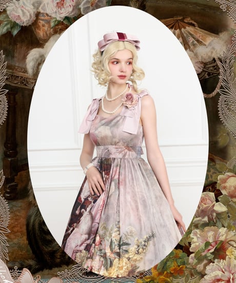 ★2022 classical collection★Chats Et Fleursジャンパースカート