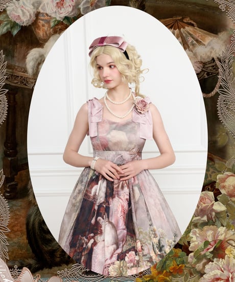 ★2022 classical collection★Chats Et Fleursジャンパースカート