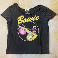 デヴィッド・ボウイ・世界を売った男・1970・リメイク(Cut-Out)Tシャツ (U.S.A. 中古衣料品)