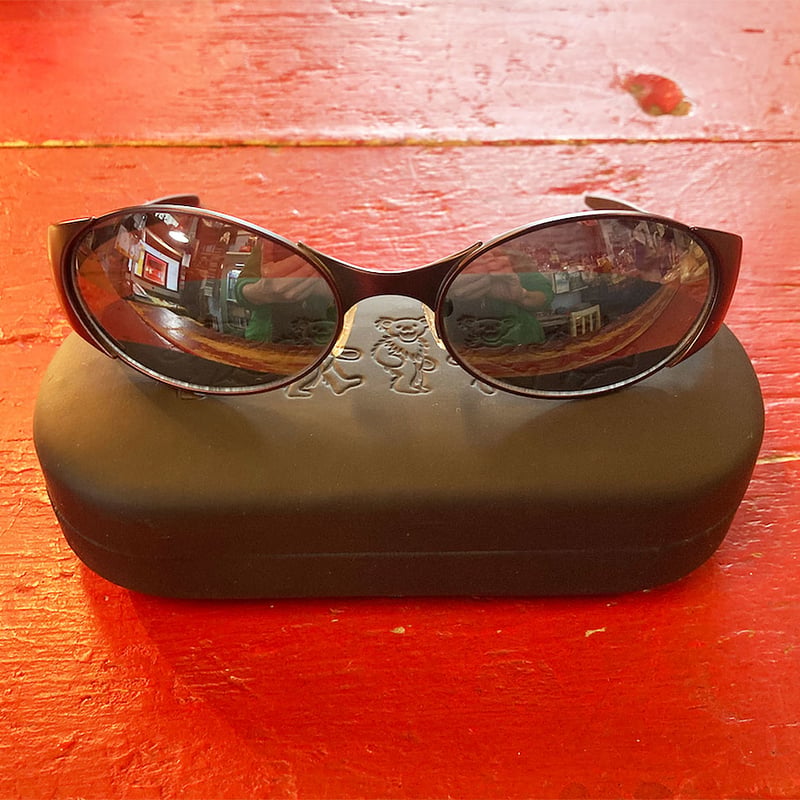 ★ carita ビンテージ サングラス ビッグサイズ レトロ オールド ビンテージ~70's○ダブルブリッジティアドロップサングラス○250405z8