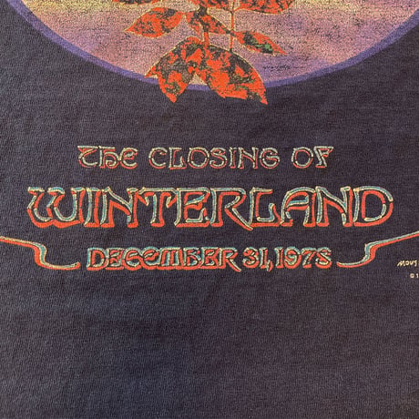 グレイトフル デッド・ブルーローズ・ウィンターランド 1978・ヴィンテージ Tシャツ (U.S.A. 中古衣料品)