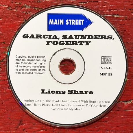 Garcia, Saunders, Fogerty - 'Lions Share' 1972 (1CD) (Vintage Used CD)