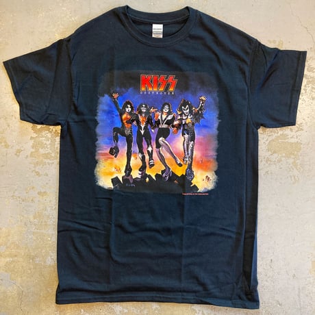キッス・地獄の軍団『狂気の叫び』1976 T-シャツ