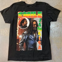 ボブ マーリー・(スマイル ジャマイカ) ラスタ ロゴ T-シャツ (U.S.A. 中古衣料品)