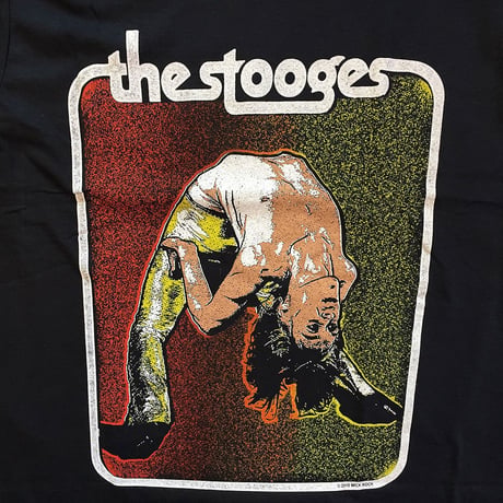イギー ポップ＆ザ・ストゥージズ・バック ベンド パフォーミング 1972 T-シャツ (U.S.A. 中古衣料品)