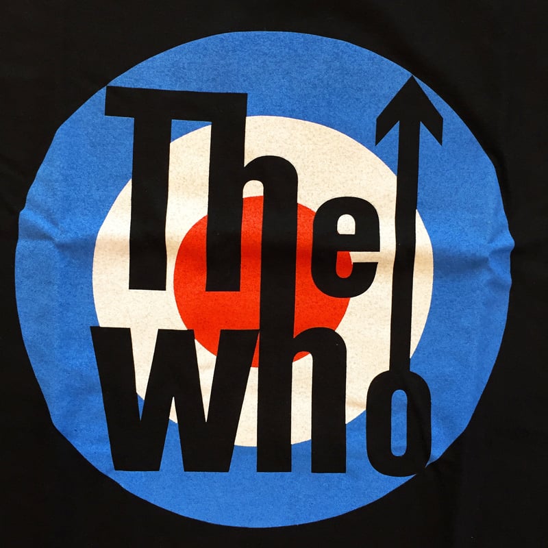 ザ フー・クラシック モッズ ターゲット ロゴ Tシャツ ブラック