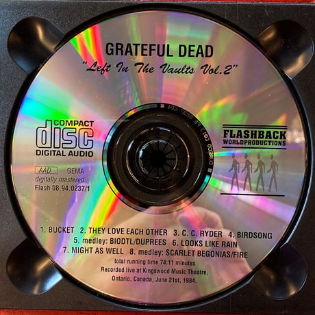 Grateful Dead – 'Left In The Vaults Vol.2' 1976 (2CD) (Vintage Used CD)