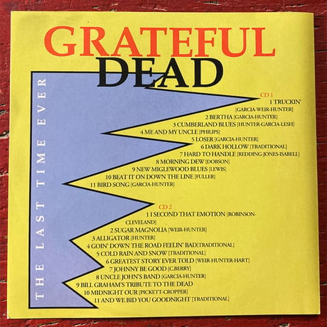 Grateful Dead - 'The Last Time Ever' 1971 (2CD) (Vintage Used CD)