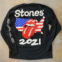 ローリング ストーンズ・ノー フィルター 2021 (北米ツアー)・長袖Tシャツ (U.S.A. 中古衣料品)