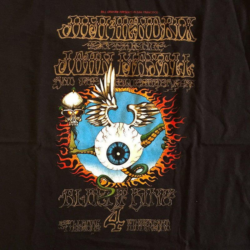 ジミ・ヘンドリックス Tシャツ 1968 ハリウッド・ボウル ジミヘン 紫 M