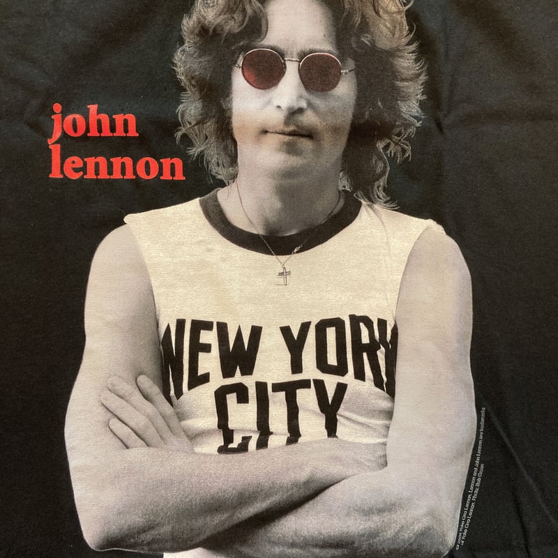 ジョン レノン・ウェルカム ニューヨーク シティー 1974 Tシャツ 