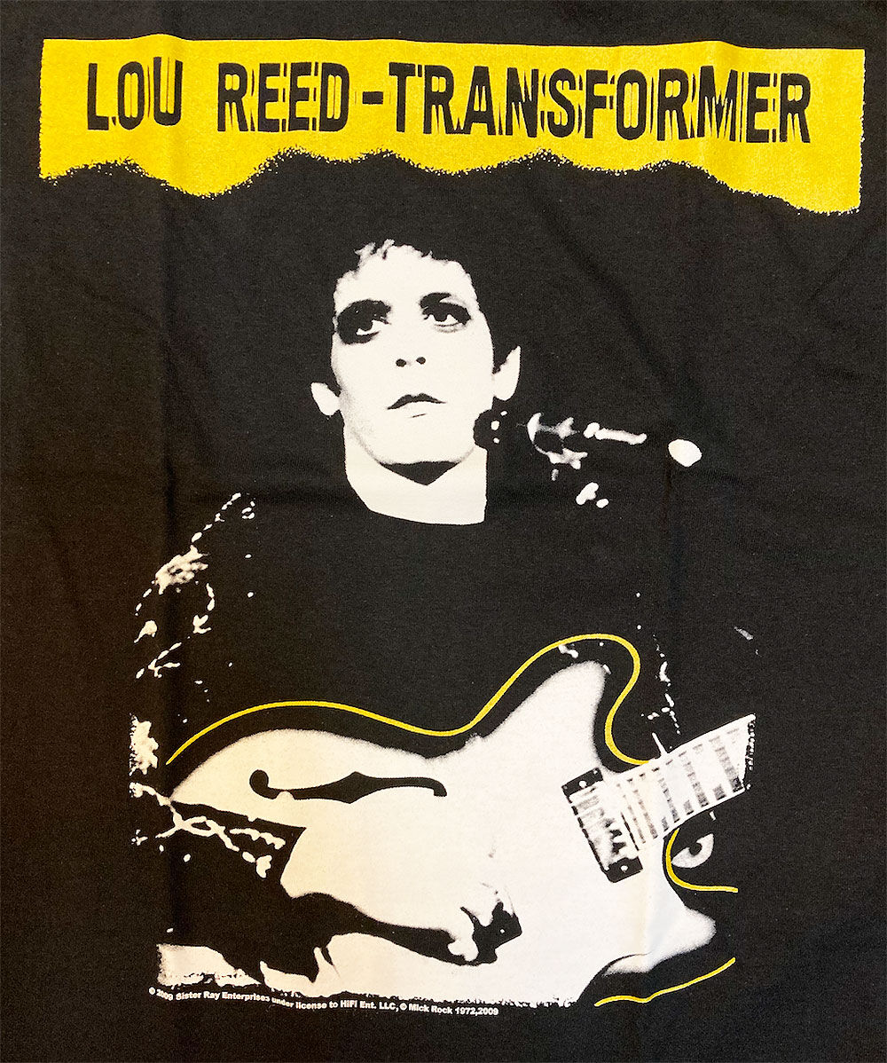 ルー リード・トランスフォーマー 1972 Tシャツ (ブラック) | Bear's