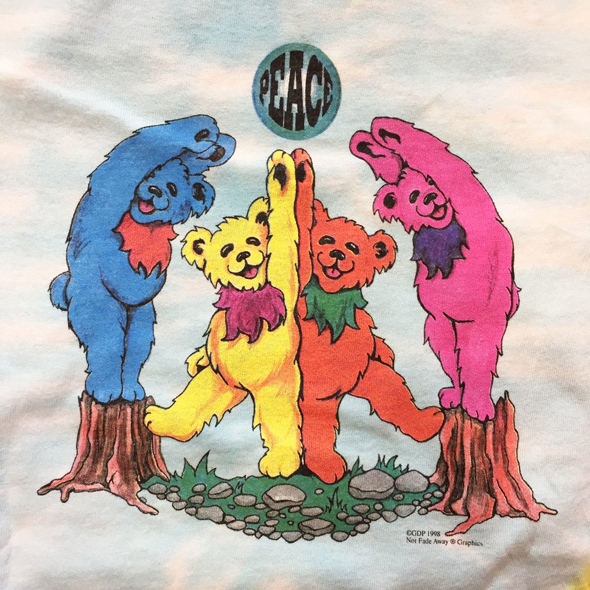 USA ヴィンテージ Grateful Dead BEAR タイダイ ベアトップ Amazon | GRATEFUL DEAD Tie Dye Bear, Officially Licensed