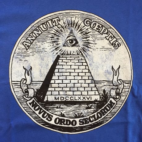 ジョン レノン・アンヌイト コエプティス 1980 ヴィンテージスタイル T-シャツ (ロイヤル)