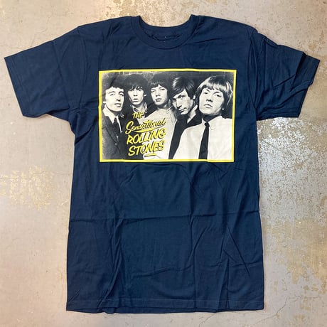 ザ ローリング ストーンズ・センセーショナル UK Tour 1964 Ｔシャツ (ダークブルー)