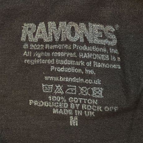 ラモーンズ・CBGB ニューヨークシティー 1978 ヴィンテージ スタイル Tシャツ