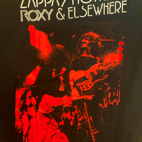 フランク ザッパ・ロキシー＆エルスウェアー 1974 Tシャツ(ザッパ＆ザ・マザーズ) (U.S.A. 中古衣料品)