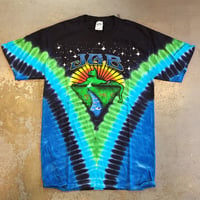 ジェリー ガルシア バンド・マウンテン キャット タイダイ T-シャツ