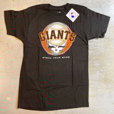 美品　89年　アメリカ製　MLB SFジャイアンツ　Tシャツ　黒　XL MLBジャイアンツ Lee SPORT Tシャツ ビッグロゴ 黒 XL 90s