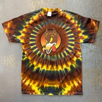 グレイトフル デッド・ジェリー ガルシア ウルフ ギター インレイ Tシャツ (Tie-Dye)