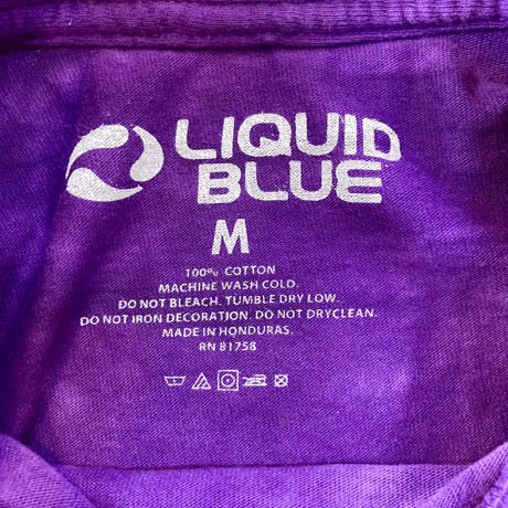 グレイトフル デッド・バグトラッキン・ベアー出没注意！パープル Tシャツ (1994年製品 復刻版)