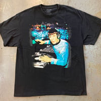 スタートレック・ミスター スポック DJ・レイヴ パーティー Tシャツ (U.S.A. 中古衣料品)