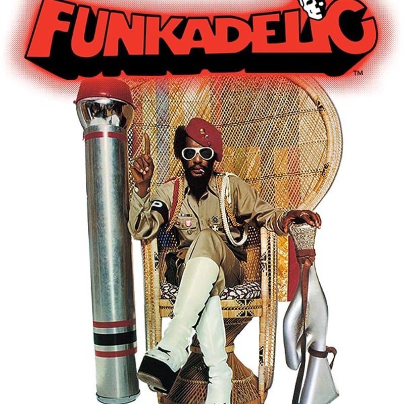 ファンカデリック・マゴット ブレイン Tシャツ (ブラック