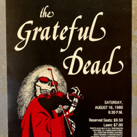 Grateful Dead - Mississippi River Festival 1980 (Original Vintage Poster)